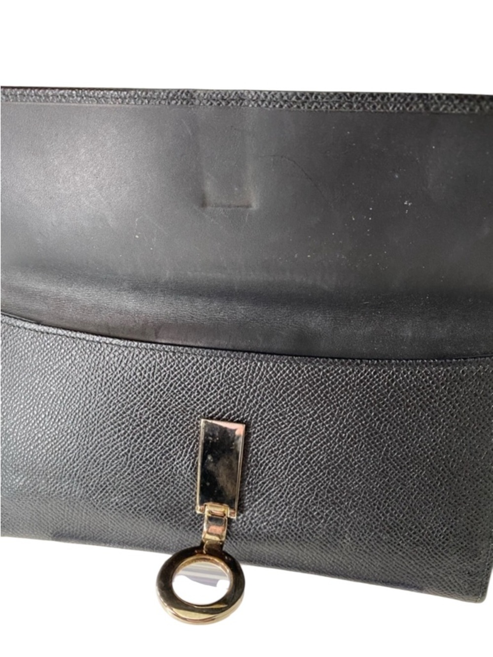 Bvlgari Black Leather Wallet with Signature Circular Logo EUC with COA - Picture 9 of 17
